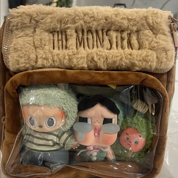 The Monsters fuzzy backpack - Picture 3 of 8